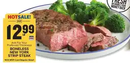 Food Lion Boneless New York Strip Steak offer