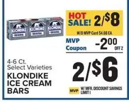 Food Lion Klondike Ice Cream Bars offer