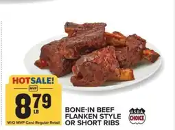 Food Lion Bone-In Beef Flanken Style or Short Ribs offer