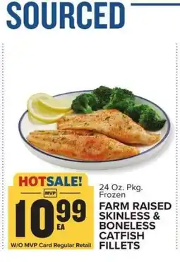 Food Lion FARM RAISED SKINLESS & BONELESS CATFISH FILLETS offer