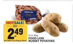 Food Lion FOOD LION RUSSET POTATOES offer
