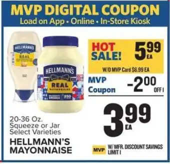 Food Lion Hellmann's Mayonnaise offer