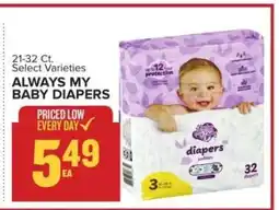 Food Lion ALWAYS MY BABY DIAPERS offer