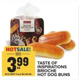 Food Lion TASTE OF INSPIRATIONS BRIOCHE HOT DOG BUNS offer