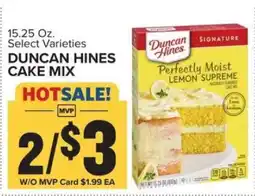 Food Lion Duncan Hines Cake Mix offer
