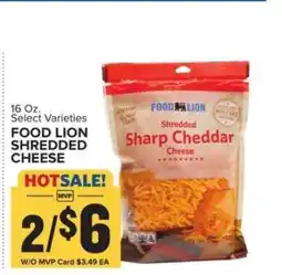 Food Lion Food Lion Shredded Cheese offer