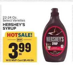 Food Lion Hershey's Syrup offer