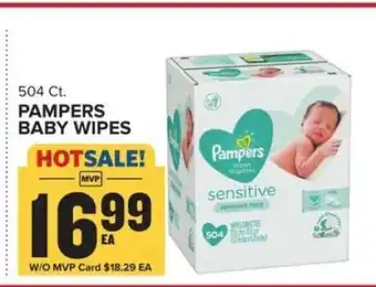 Food Lion Pampers Baby Wipes offer