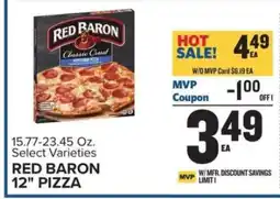 Food Lion Red Baron 12 Pizza offer