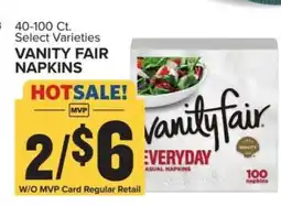 Food Lion Vanity Fair Napkins offer
