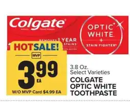 Food Lion Colgate Optic White Toothpaste offer