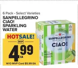 Food Lion SANPELLEGRINO CIAO! SPARKLING WATER offer