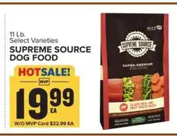 Food Lion Supreme Source Dog Food offer