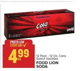 Food Lion FOOD LION SODA offer