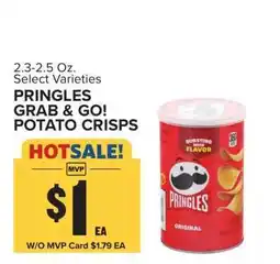 Food Lion PRINGLES GRAB & GO! POTATO CRISPS offer