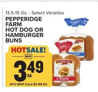 Food Lion Pepperidge Farm Hot Dog or Hamburger Buns offer