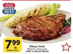 Albertsons Ribeye Steak offer