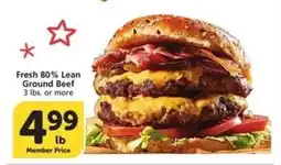 Albertsons Fresh 80% Lean Ground Beef offer