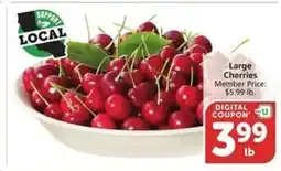 Albertsons Large Cherries offer
