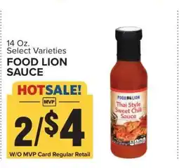 Food Lion Food Lion Sauce offer