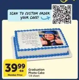Albertsons Graduation Photo Cake offer
