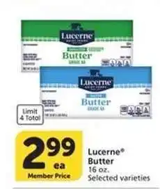 Albertsons Lucerne Butter offer