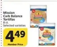 Albertsons Mission Carb Balance Tortillas offer