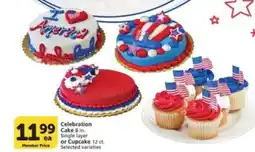 Albertsons Celebration Cake or Cupcake offer
