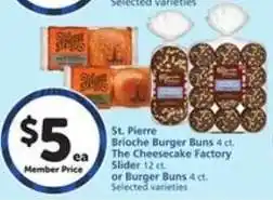Albertsons St. Pierre Brioche Burger Buns offer