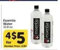 Albertsons essentia Water offer