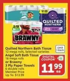 Albertsons Quilted Northern Bath Tissue offer