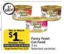 Albertsons Fancy Feast Cat Food offer