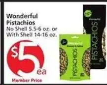 Albertsons Wonderful Pistachios offer