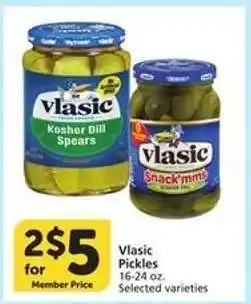 Albertsons Vlasic Pickles offer