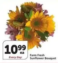 Albertsons Farm Fresh Sunflower Bouquet offer