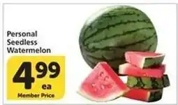 Albertsons Personal Seedless Watermelon offer