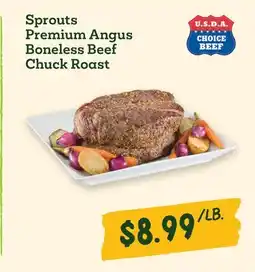 Sprouts Farmers Market Sprouts Premium Angus Boneless Beef Chuck Roast offer