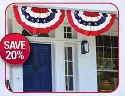 Ace Hardware Valley Forge American Pleated Fan Flag Set offer