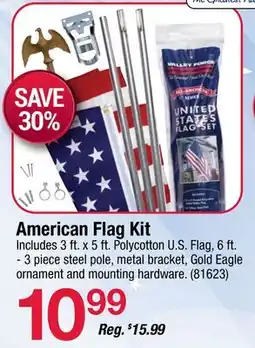 Ace Hardware Valley Forge American Flag Kit offer