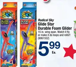 Ace Hardware Radical Sky Glide Star Durable Foam Glider offer