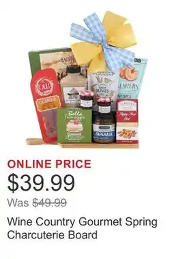 Costco Wine Country Gourmet Spring Charcuterie Board offer