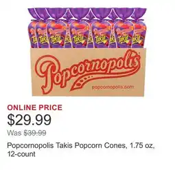 Costco Popcornopolis Takis Popcorn Cones, 1.75 oz, 12-count offer