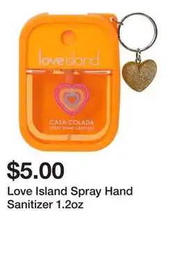 Five Below Love Island Spray Hand Sanitizer 1.2oz offer