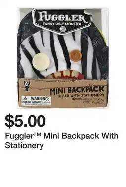 Five Below Fuggler Mini Backpack With Stationery offer