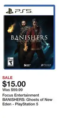Game Stop Focus Entertainment BANISHERS: Ghosts of New Eden - PlayStation 5 offer