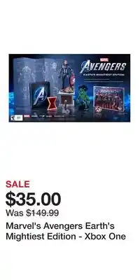 Game Stop Marvel's Avengers Earth's Mightiest Edition - Xbox One offer