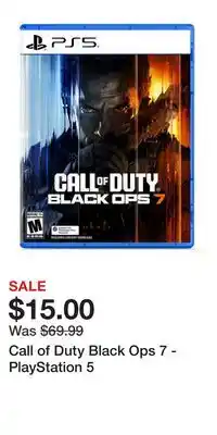 Game Stop Call of Duty Black Ops 7 - PlayStation 5 offer
