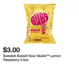 Five Below Swedish Bubs Sour Skalle Lemon Raspberry 5.5oz offer