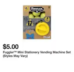 Five Below Fuggler Mini Stationery Vending Machine Set (Styles May Vary) offer