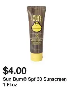 Five Below Sun Bum Spf 30 Sunscreen 1 Fl.oz offer